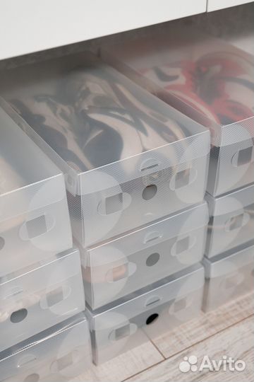 Прозрачные коробки для хранения вещей пластиковые