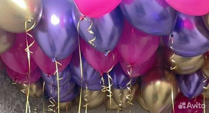 Гелиевые шары, воздушные шарики.Долгий полёт