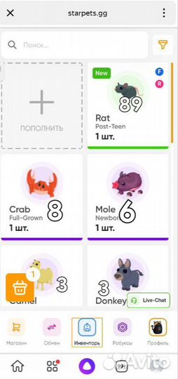 Петы в адопт ми