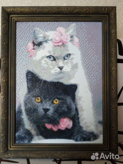 Алмазная мозаика готовая 30/40. Отличный подарок