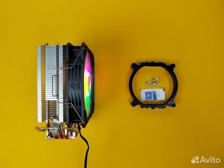 Кулер Башенный RGB свет 180 W 3PIN Универсальный