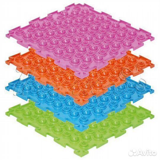 Ортопедические массажные коврики Колючки мягкие