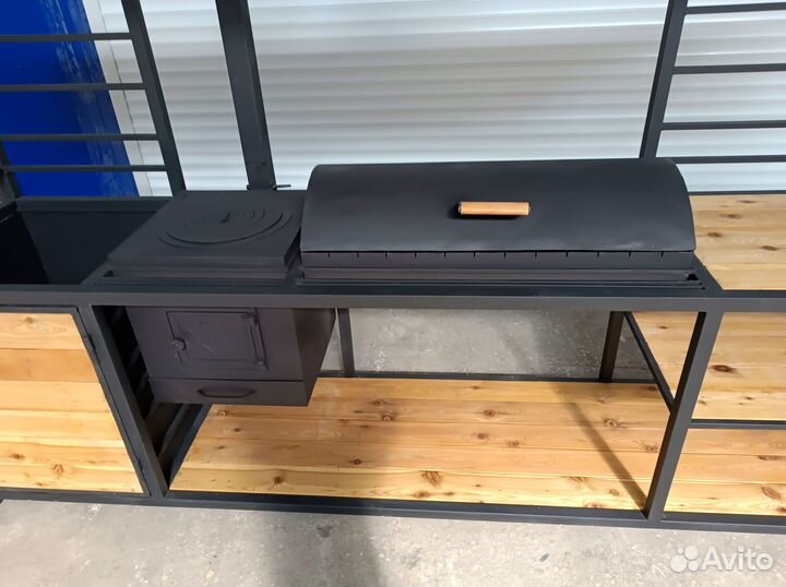 Мангал, печка под казан, барбекю