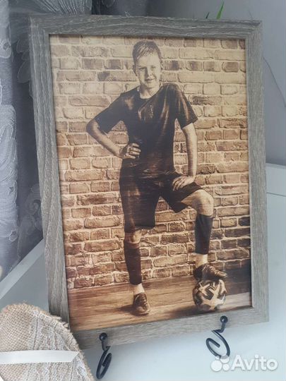 Выжигание портретов по фото