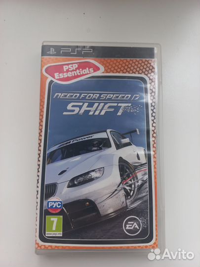 Need for speed shift диск для psp