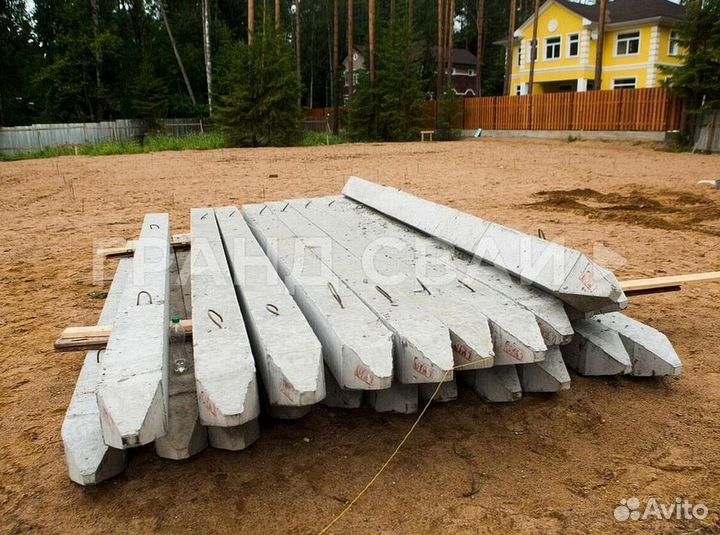 Сваи железобетонные (забивные)