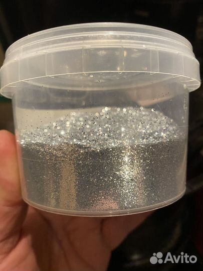 Добавка CeboGlitter Argento 100г