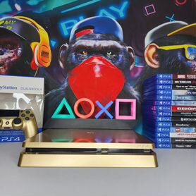 Sony PlayStation 4 slim Gold/Золотая