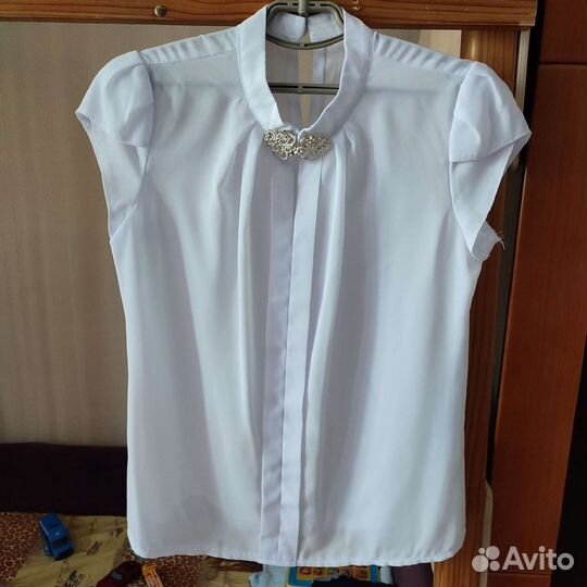 Блузка школьная на девочку 146