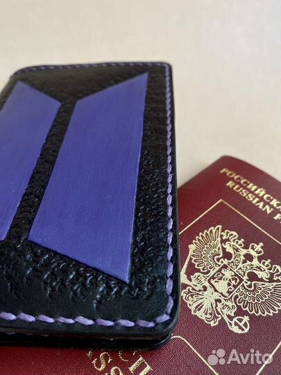 Обложка на паспорт ручная работа бтс