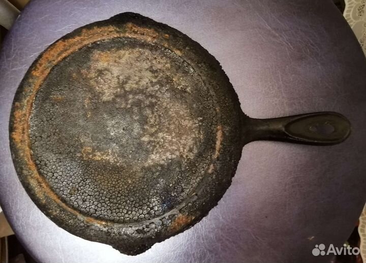 Противень, сковородка чугунная СССР