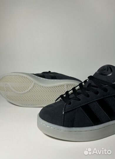Кроссовки Adidas Campus Grey с мехом