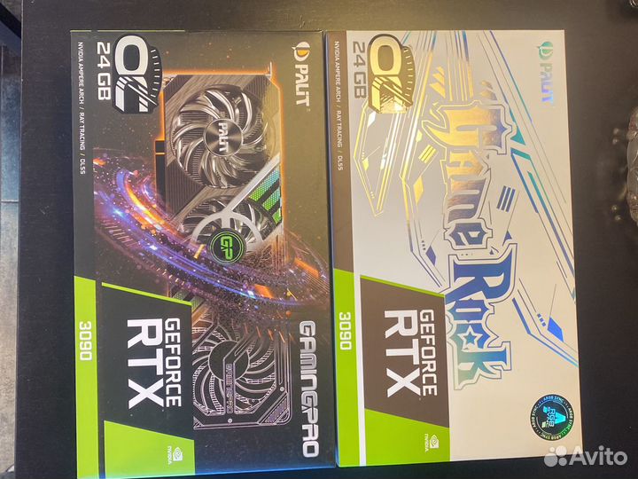 Коробка Palit RTX 3090 полный комплект