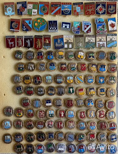 Значки «Геральдика», «гербы городов»