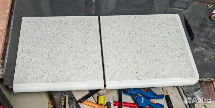 Ступени Терраццо с мраморной крошкой