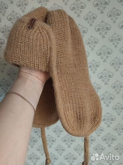 Шапка ушанка женская
