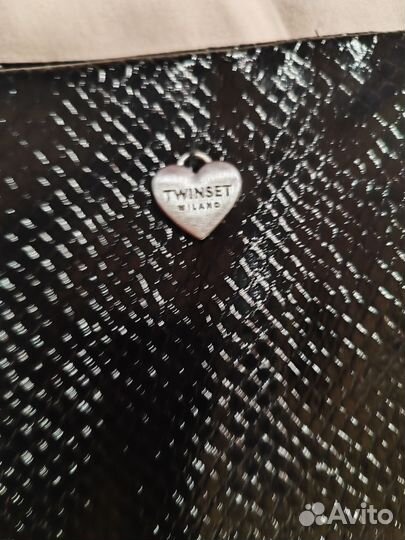 Легенсы экокожа Twinset размер 48-50