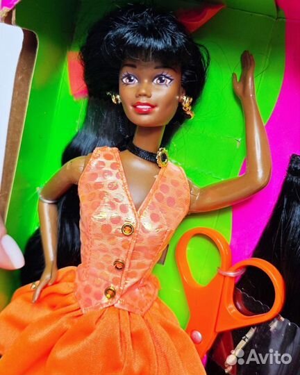 Cut and Style Barbie Afro American Christie