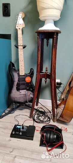 Электрогитара fender stratocaster + процессор