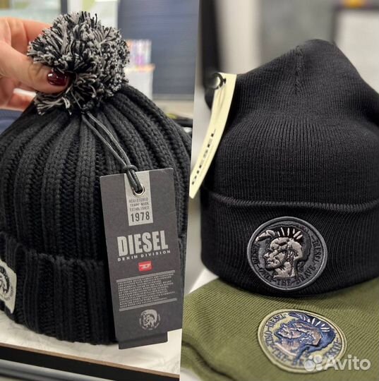 Мужская шапка diesel