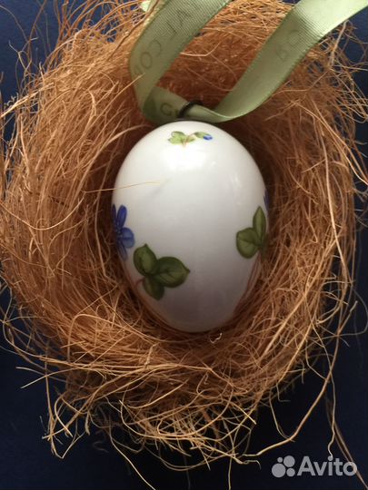 Фарфоровые пасхальные яйца Royal Copenhagen Дания
