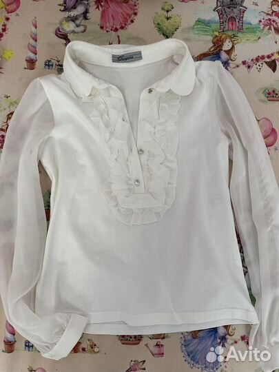 Блузка для девочки 128