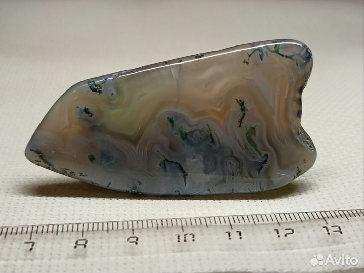 Галька из минерала природного камня аметрин слюда