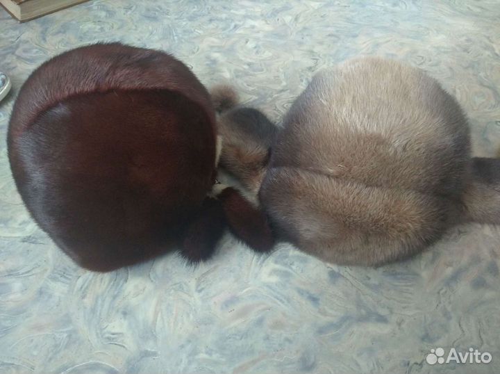 Шапки женские норковые