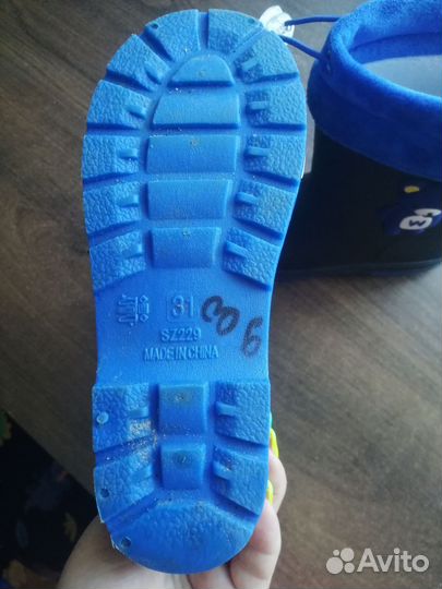 Резиновые сапоги детские 31 размер