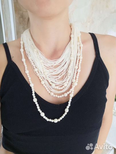 Серьги, колье