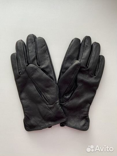 Новые кожаные перчатки мужские демисезонные