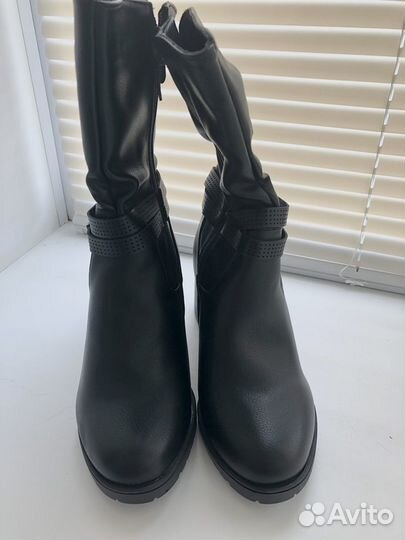Сапоги женские новые демисезонные 37 38