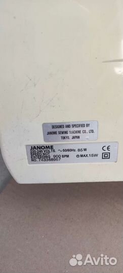 Швейная машина Janome бу