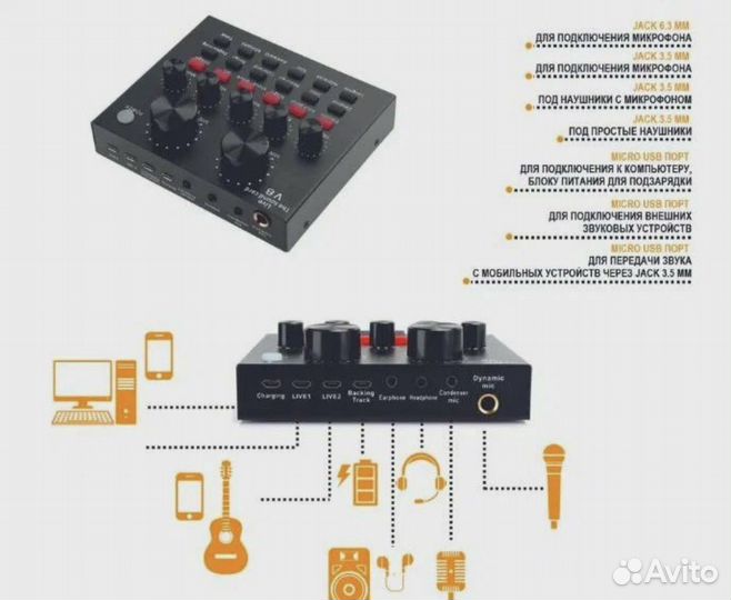 Микрофон студийный BM800 черный