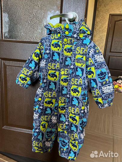 Демисезонный комбинезон для мальчика 80