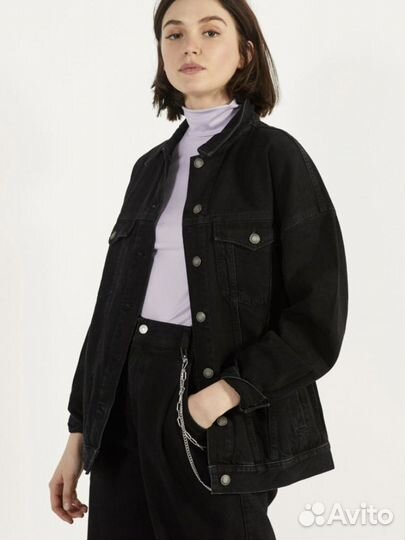 Джинсовая куртка bershka