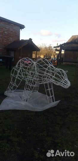 Садовые фигуры из металла