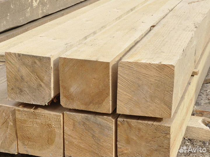 Брус сухой строганный сорт 1 2 90х90х6000