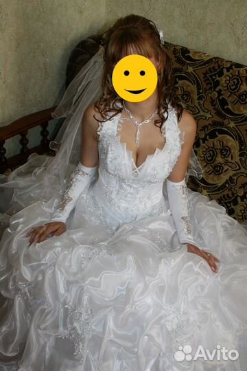 Свадебное платье 44-46 р