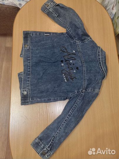 Джинсовая куртка для девочки