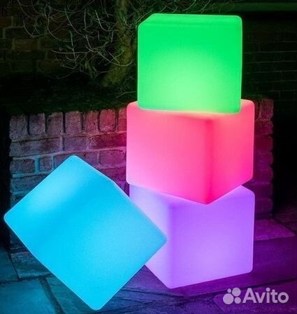 Светодиодные кубы беспроводные аккумуляторные IP68