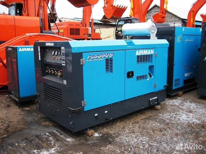 Аренда дизельного винтового компрессора PDS390SC