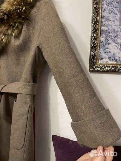 Пальто женское шерсть 48 размер