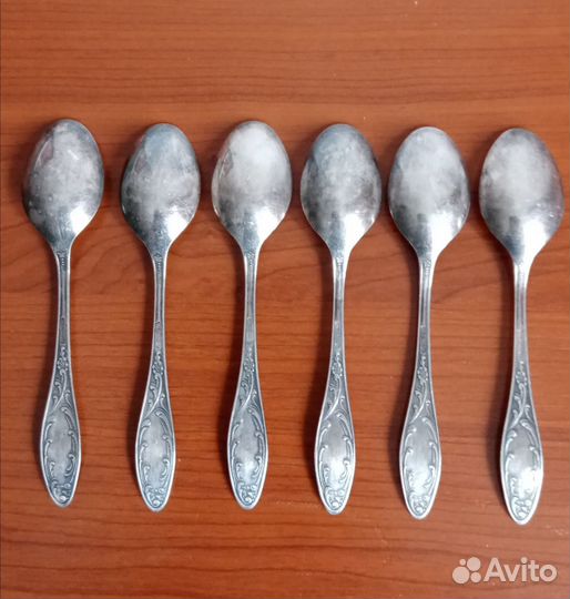 Чайные ложки из мельхиора мнц СССР 