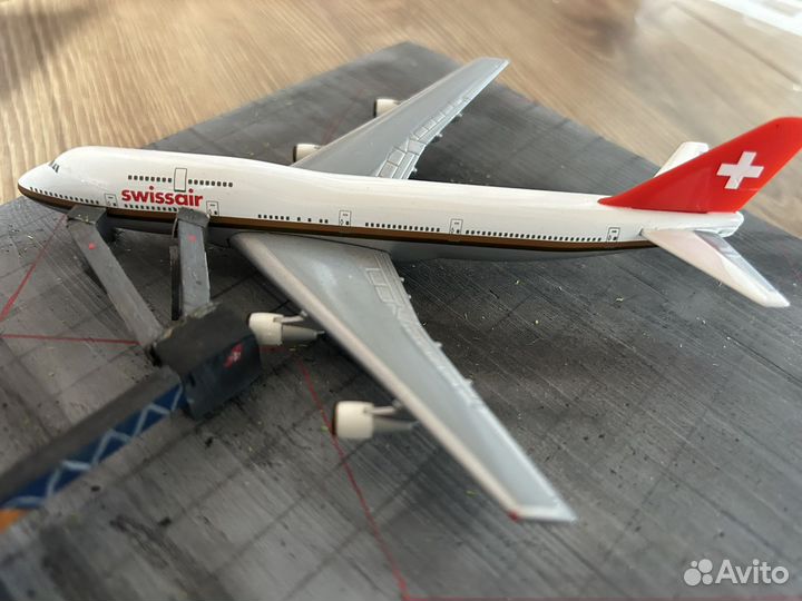 Herpa 1:500 swissair boeing 747
