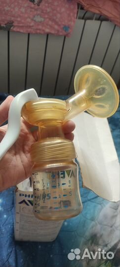 Молокоотсос ручной + пакеты для молока