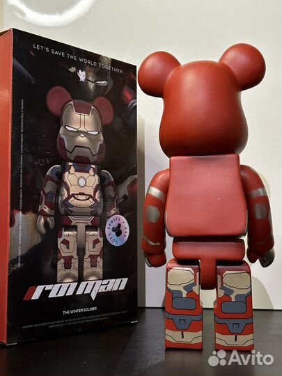 Фигурка bearbrick iron man железный человек
