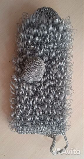 Вязаные мочалки, ручная работа