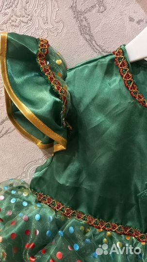 Новогодний костюм Ёлки для девочки 116 - 122