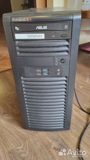Сервер supermicro(1220v5,16gb ddr4,2tb*3)